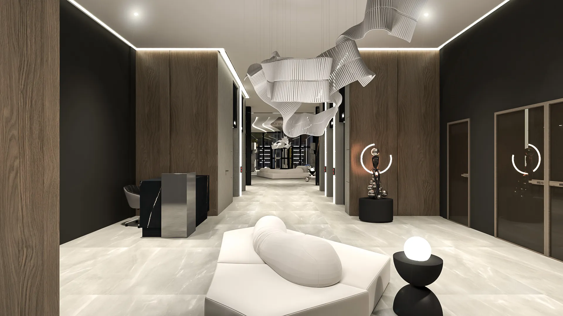 Randare interior — recepție